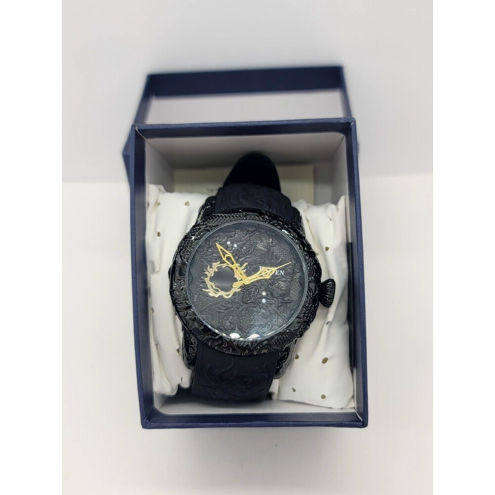 Biden Mens Watch Black Dragon New With Tags Pressed Resin